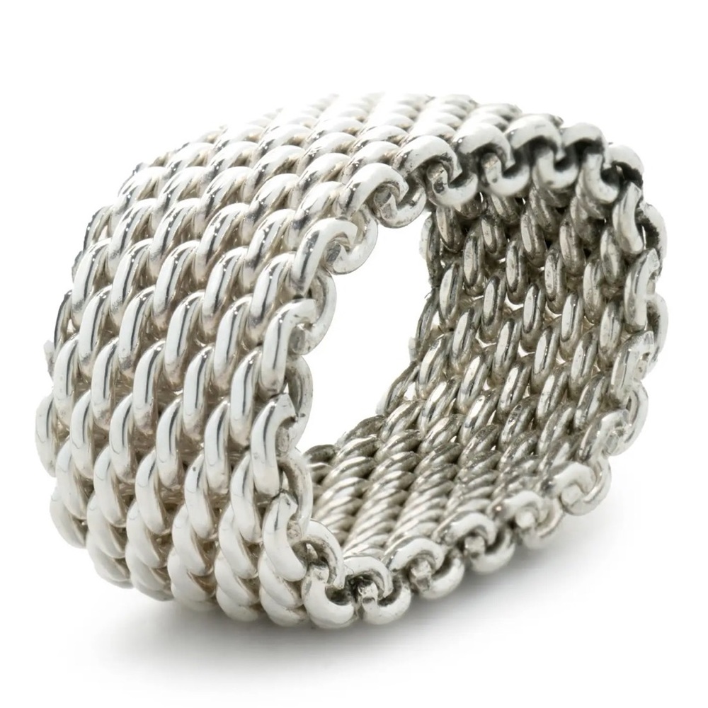 Tiffany’s silver mesh ring ✨🤍 - Picture 4 of 4